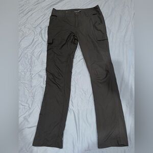 Columbia Ladies Sz 8 Dark Gray Pants, OmniWick EUC, Velcro Pockets